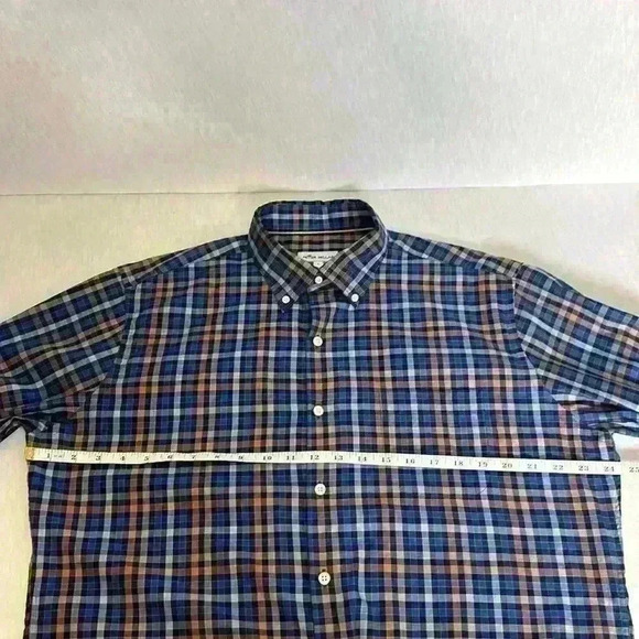 Peter Millar Crown Ease Patton Sport Shirt Long Sleeve Button Down Men’s Size L - Picture 6 of 10